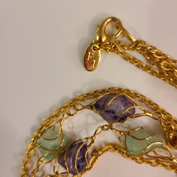 Necklace Gold tone By  Fi  Jewelery - Picture 4 of 6